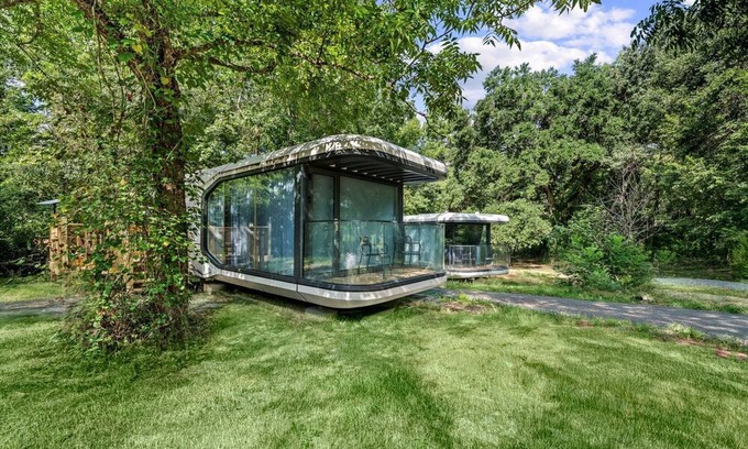 St. Stephen House | Modern Airstream Glamping with Pond Views in Rural South Carolina