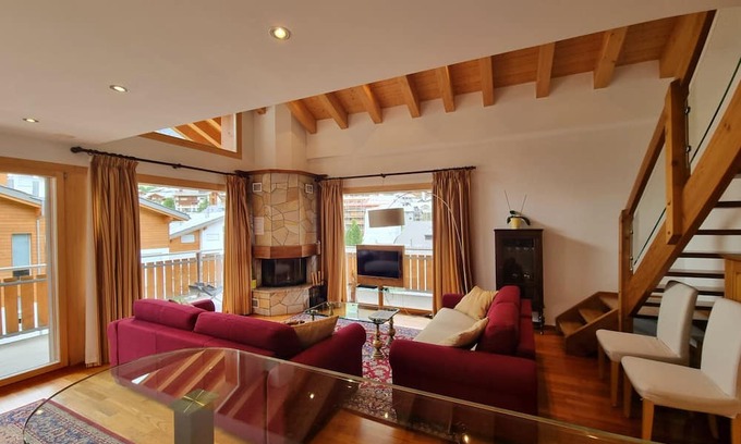 Saas-Fee Apartment | Duplex flat right next to the Alpin Express