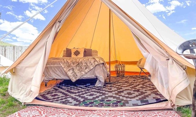 Palisades RV Rental | The willow boho tent